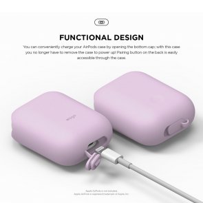 Чохол Elago для Airpods - Waterproof Case Lavender (EAPWF-BA-LV)