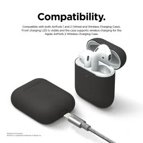 Фото: Чохол Elago for Airpods - Skinny Case Black (EAPSK-BA-BK) № 4 | KTC