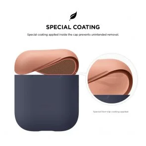 Фото: Чохол Elago for Airpods - Duo Case Jean Indigo/Peach/Medium Grey (EAPDO-JIN-PEMGY) № 5 | KTC