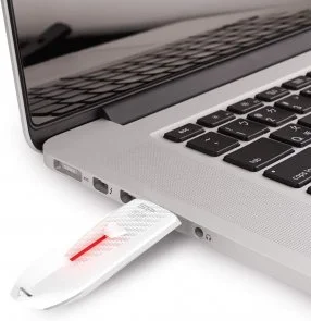 Фото: Флешка USB Silicon Power Blaze B25 256GB SP256GBUF3B25V1W White № 3 | KTC