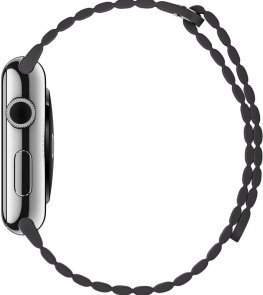 Ремінець HiC for Apple Watch 42mm - Leather Loop Band Gray