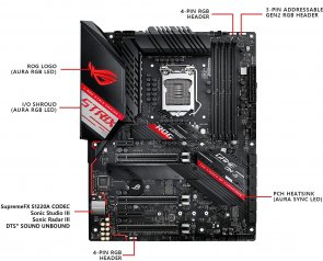 Материнська плата ASUS ROG STRIX Z490-H GAMING