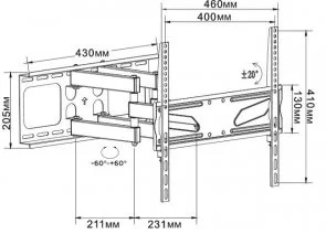 Фото: Кронштейн UniBracket BZ31-63 Black № 3 | KTC
