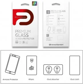 Фото: Захисне скло ArmorStandart for Huawei Y5p 2020 - Full Glue Black (ARM56725) № 2 | KTC