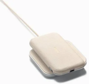 Фото: Безпровідна універсальна батарея Courant Carry PD Wireless Powerbank 8000mAh Bone (CR-CA-WH-SL) № 2 | KTC
