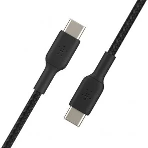 Фото: Кабель Belkin Braided CM / CM 1m Black (CAB004BT1MBK) № 4 | KTC