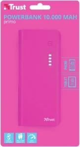 Фото: Батарея універсальна Trust Primo Power Bank 10000mAh Pink (22749_TRUST) № 4 | KTC