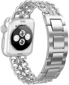 Ремінець HiC for Apple Watch 38/40mm - Stainless Steel Band Silver