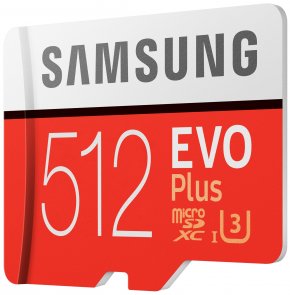 Карта пам'яті Samsung Evo Plus Micro SDXC 512GB (MB-MC512HA/RU)