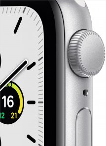 Смарт годинник Apple Watch Series SE GPS 40mm Silver Aluminium Case with White Sport Band (MYDM2)