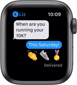 Смарт годинник Apple Watch Series 6 GPS 40mm Space Gray Aluminium Case with Black Sport Band (MG133)
