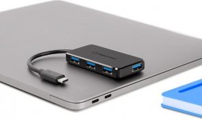 USB-хаб Transcend TS-HUB2C Black