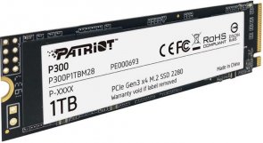 Твердотільний накопичувач Patriot P300 2280 PCIe 3.0 x4 NVMe 1TB (P300P1TBM28)