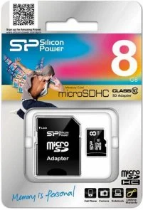 Фото: FLASH пам'ять Silicon Power Micro SDHC 8GB (SP008GBSTH010V10-SP) № 2 | KTC