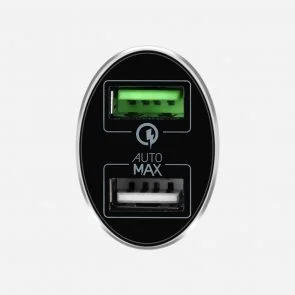 Фото: Автомобільний зарядний пристрій Momax UC Series Fast Car Charger QC3.0 Black (UC9D) № 3 | KTC