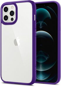 Чохол Spigen for iPhone 12 Pro Max - Crystal Hybrid Hydrangea Purple (ACS01478)
