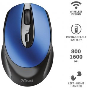 Миша Trust Zaya Wireless Blue (24018_TRUST)