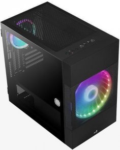 Корпус AeroCool Atomic v1 Black with window (Atomic-G-BK-v1)