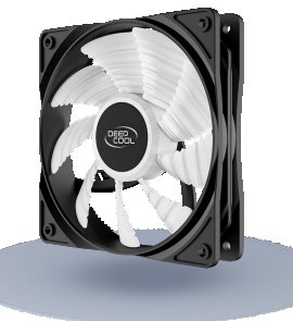 Кулер для корпуса 120x120x26mm Deepcool RF120B, HB 1300 об/мин, 17.6-21.9 дБ, 3-pin+4-pin Peripheral