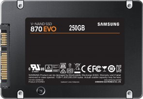 Твердотільний накопичувач Samsung 870 EVO SATA III 250GB (MZ-77E250BW)