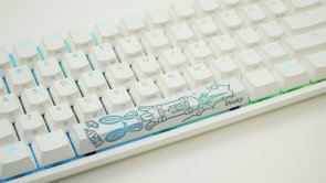 Клавіатура, Ducky One 2 Mini, RGB LED, USB, White (Cherry Blue)