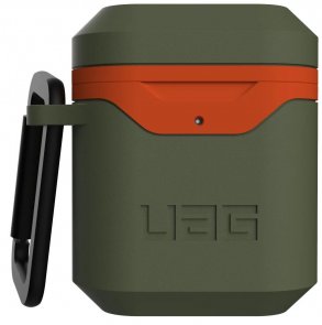 Чохол UAG for Airpods - Standard Issue Hard 001 Olive/Orange (10242F117297)   