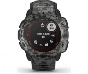 Смарт годинник Garmin Instinct Solar Graphite Camo (010-02293-15)