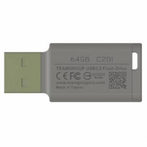 Флешка USB Team C201 64GB Green (TC201364GG01)