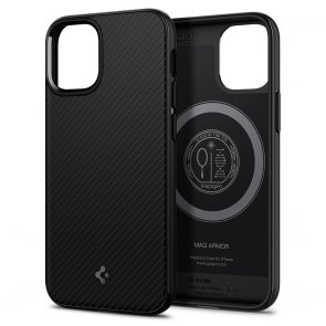 Чохол Spigen for Apple iPhone 12 Mini - Mag Armor Black (ACS01866)