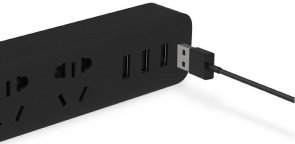 Мережевий фільтр Xiaomi Mi Power Strip 3xUSB 3/1.8m Black (NRB4015CN / NRB4028CN )