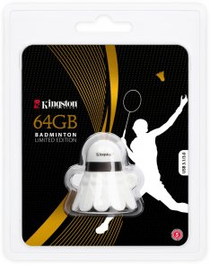  Флешка USB Kingston Badminton Limited Edition 64GB White (DTBMTA/64GB)