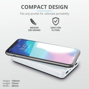 Батарея універсальна Trust Primo Compact 15000mAh White (23900_TRUST)