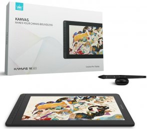  Графічний монітор Huion Kamvas 16 2021 + рукавичка (GS1562)