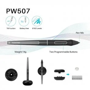 Фото: Графічний монітор Huion Kamvas Pro 13 + рукавичка (PRO13) № 5 | KTC