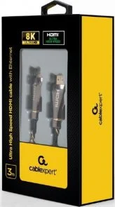 Фото: Кабель Cablexpert v2.1 Premium HDMI / HDMI 3m Black (CCBP-HDMI8K-3M) № 2 | KTC