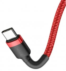 Фото: Кабель Baseus Cafule 60W 3A CM / CM 2m Red (CATKLF-H09) № 4 | KTC