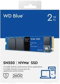 Фото: SSD-накопичувач Western Digital Blue SN550 2280 PCIe 3.0 NVMe 2TB (WDS200T2B0C) № 4 | KTC