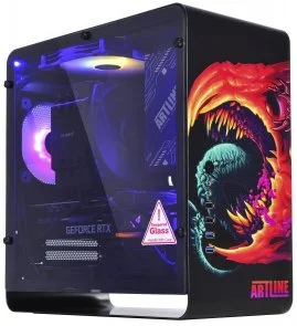 Фото: Персональний комп'ютер ARTLINE Overlord DRAGON (DRAGONv34CH) - AMD Ryzen 5 5600X / 16 ГБ DDR4 / SATA 3 SSD 1 ТБ / Nvidia / GeForce RTX 2060, 6 ГБ / 750 Вт № 3 | KTC