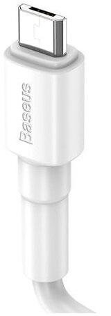 Кабель Baseus Mini 2.4A AM / Micro USB 1m White (CAMSW-02)