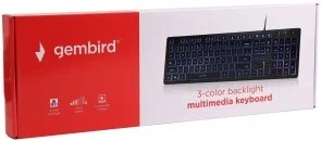 Фото: Клавіатура Gembird KB-UML3-01-UA Black № 5 | KTC