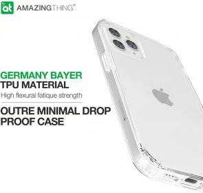 Фото: Чохол AMAZINGthing for iPhone 12/12 Pro - Crystal Clear (IPHONE61CC) № 2 | KTC