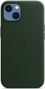 Apple for iPhone 13 - Leather Case with MagSafe Sequoia Green