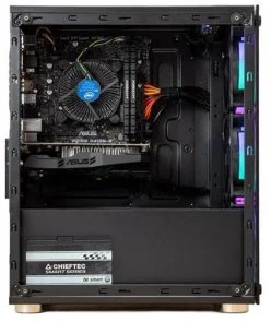Фото: Персональний комп'ютер Cobra I11.8.H1S2.166.113 - Intel Core i3 i3-10100 / 8 ГБ DDR4 / HDD + SSD 1 ТБ + 240 ГБ / Nvidia / GeForce GTX 1660, 6 ГБ / 500 Вт № 4 | KTC