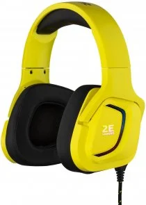 Фото: Гарнітура 2E Gaming HG340 RGB USB 7.1 Yellow (2E-HG340YW-7.1) № 2 | KTC
