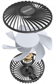 Автомобільний вентилятор Baseus Departure Vehicle Fan Black (CXQC-B03)