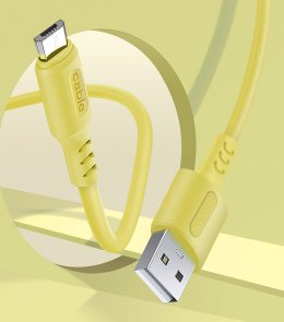 Кабель ColorWay Soft Silicone 2.4A AM / Micro USB 1m Yellow (CW-CBUM043-Y)
