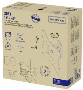 Фото: Кронштейн Simpler 25ET Black № 5 | KTC