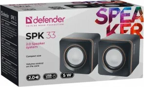 Фото: Колонки Defender SPK 33 Black/Orange (65633) № 3 | KTC