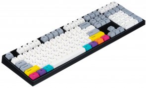 Клавіатура Varmilo VA108M CMYK Cherry MX Blue USB Black (VA108MC2W/LLK12RB)