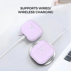 Фото: Чохол AhaStyle for Airpods 3gen  - Silicone Case Lavender (PT147-LR) № 5 | KTC